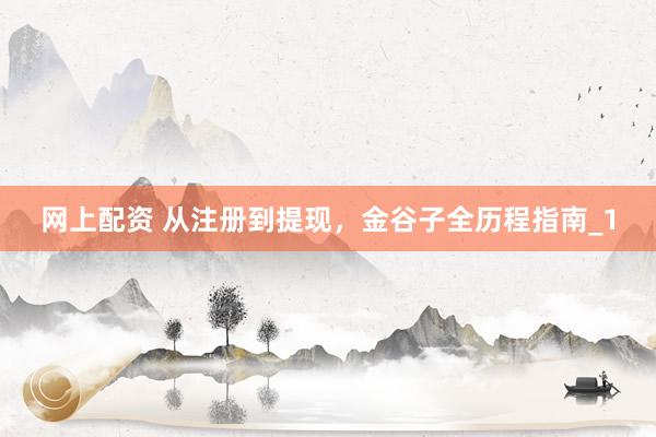 网上配资 从注册到提现，金谷子全历程指南_1