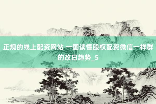 正规的线上配资网站 一图读懂股权配资微信一样群的改日趋势_5
